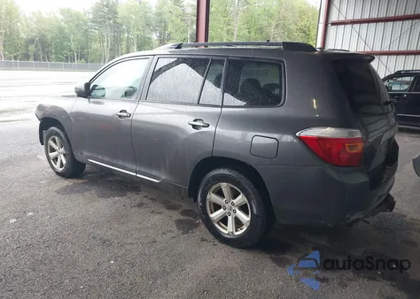 2010 Toyota Highlander Base V6 from USA, damaged, VIN 5TDBK3EH9AS011192